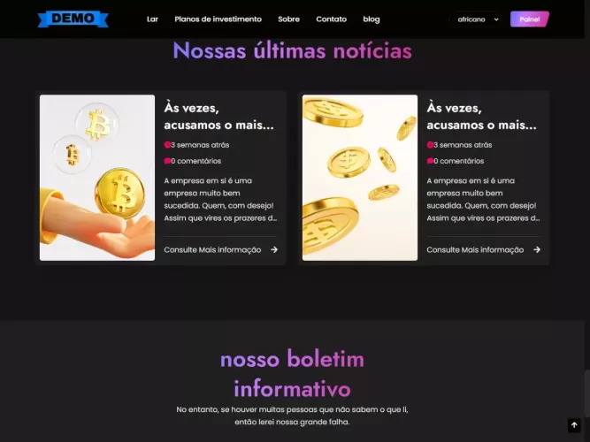 Sistema Investimento Laravel