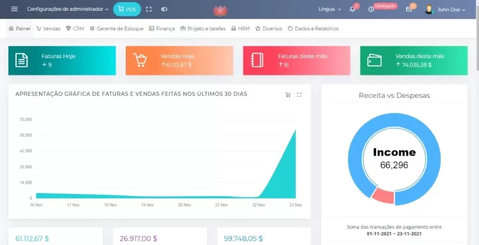 Sistema De Contabilidade, Crm E Pdv