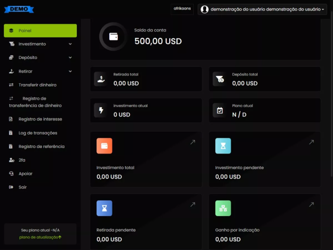 Sistema Investimento De Alto Rendimento Laravel