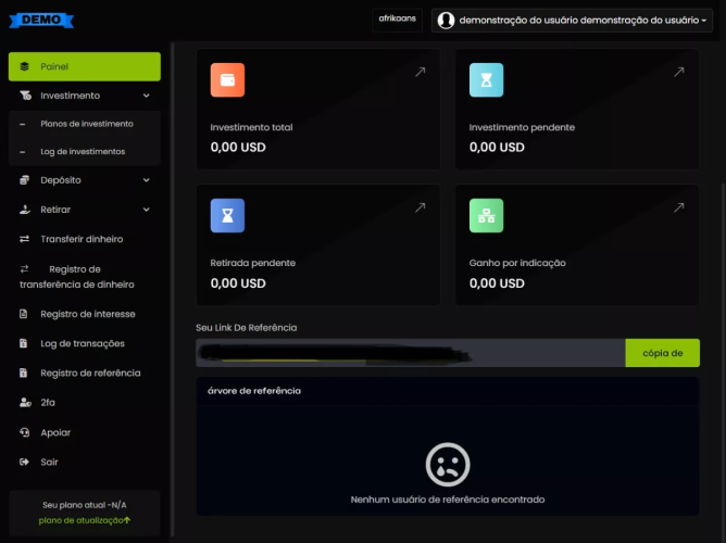 Sistema Investimento De Alto Rendimento Laravel