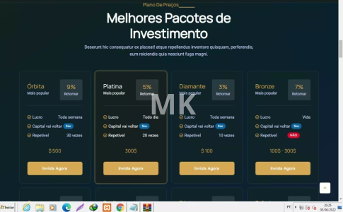 Plataforma de Investimento Hyip 6