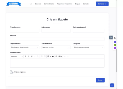 Sistema De Tickets On-line Com Site Suporte E Gerenciamento 5