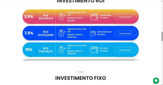 Plataforma Investimento   bancária avançada HYIP e ICO 6