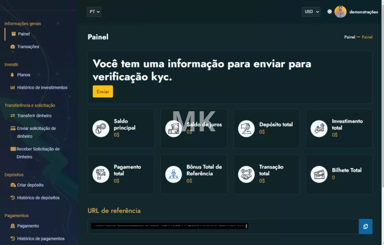 Plataforma de Investimento Hyip