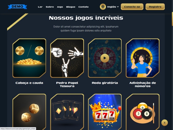 Plataforma Cassino Php