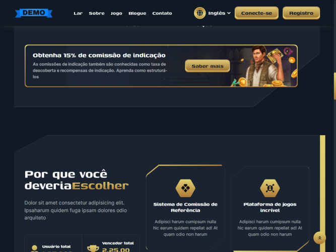 Plataforma Cassino Php