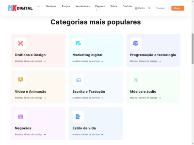 Sistema freelancer e venda de serviços 3