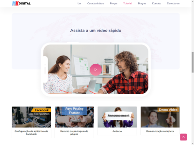 Plataforma de AI Chatbot Integrada para Facebook, Instagram, E-commerce, e Marketing de Mídia Social (SaaS) 8