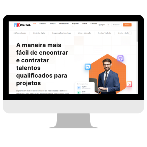 Sistema freelancer e venda de serviços