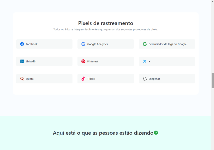 Bio Links, encurtador de URL, códigos QR e ferramentas da Web (SAAS)