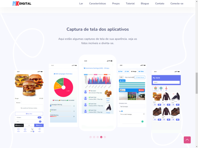 Plataforma de AI Chatbot Integrada para Facebook, Instagram, E-commerce, e Marketing de Mídia Social (SaaS)