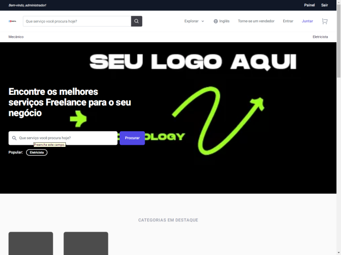 Software De Serviços E Projetos Freelancer