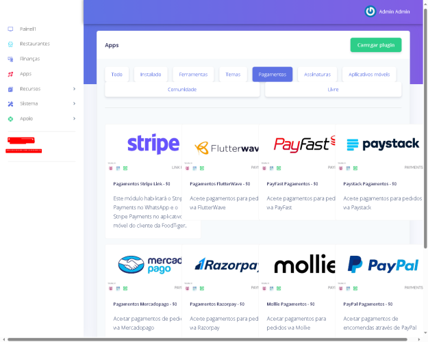 Cardápio Digital QR  SAAS