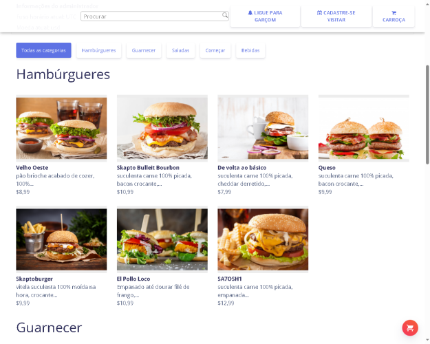 Cardápio Digital QR  SAAS