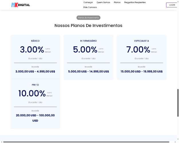 Plataforma De Investimento Online