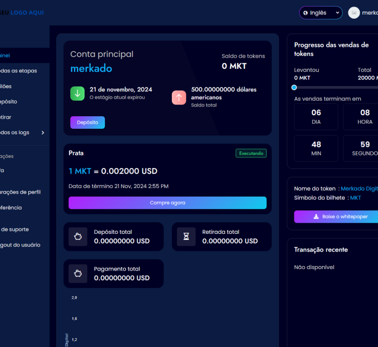 Sistema Para Pré-vendas De Tokens