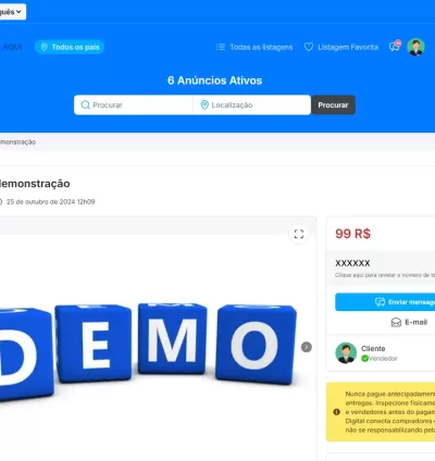 Sistema de Anúncios e Classificados Marketplace Laravel 3