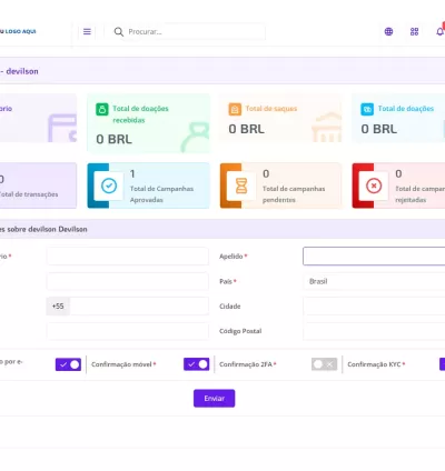 Sistema Para Doações Tipo Vakinha 10