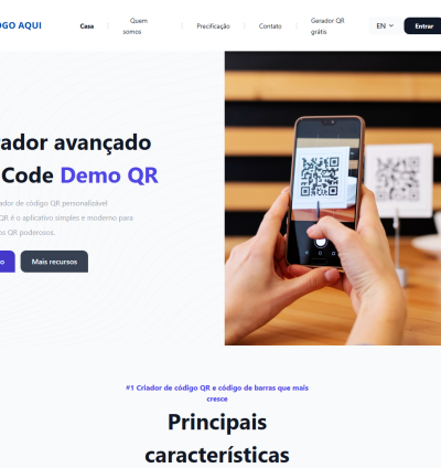 Sistema Gerador Qr Code + Código De Barras Saas 9