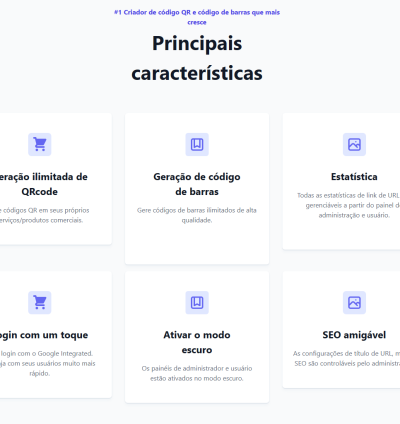 Sistema Gerador Qr Code + Código De Barras Saas 8
