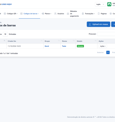 Sistema Gerador Qr Code + Código De Barras Saas 3