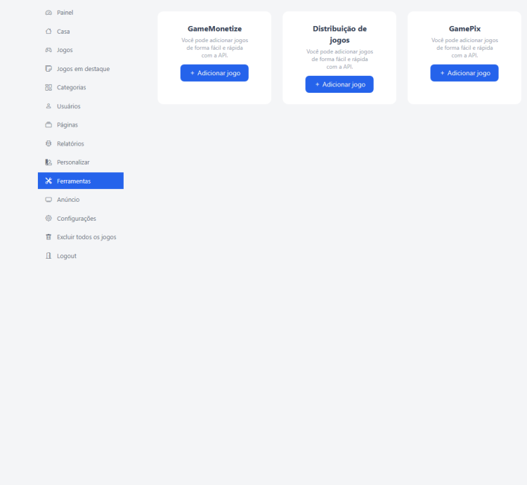 Sistema Para Portal De Jogos Php
