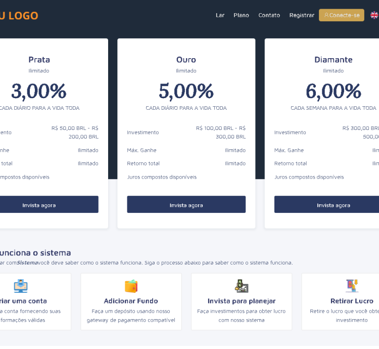 Sistema Completo Para Investimentos