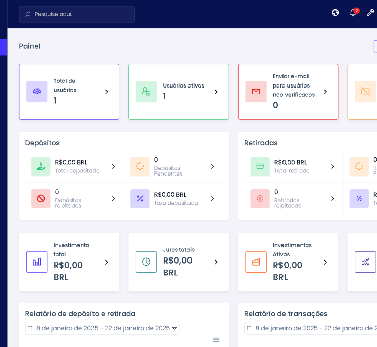 Sistema Completo Para Investimentos