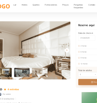 Sistema Reserva Para Hotéis Site Laravel (saas) 4