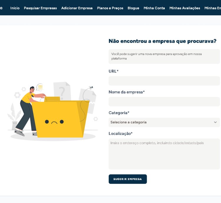 Sistema De Avaliações Tipo Trustpilot