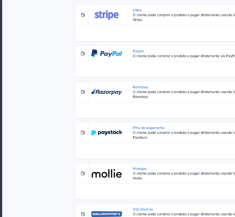 Sistema Para Comércio Eletrônico Laravel