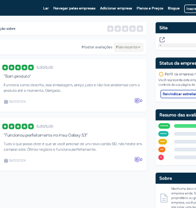 Sistema De Avaliações Tipo Trustpilot 5