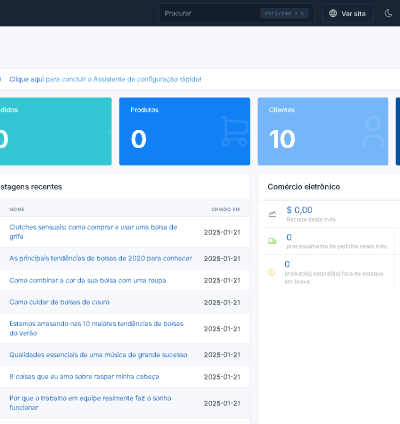 Sistema Para Comércio Eletrônico Laravel 4