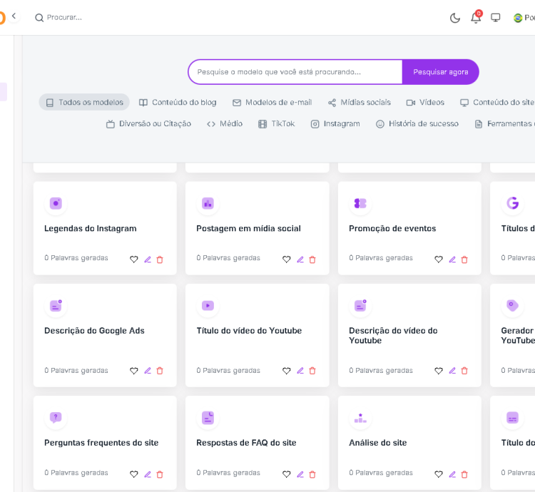 Sistema Saas - Gerador De Conteúdo Com Ia