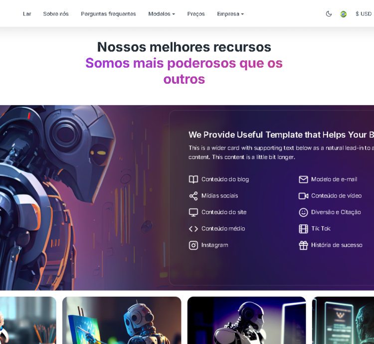 Sistema Saas - Gerador De Conteúdo Com Ia