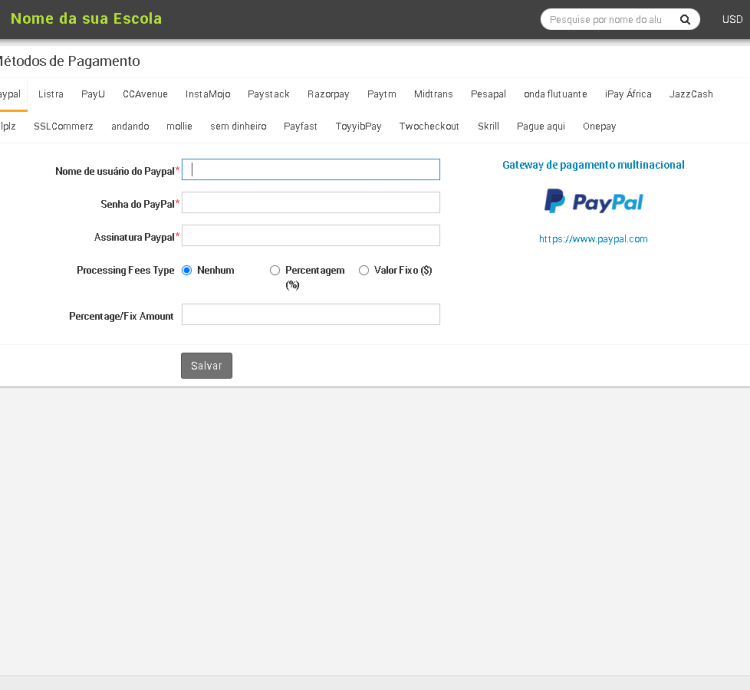 Sistema De Gestão Escolar