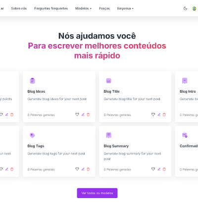 Sistema Saas - Gerador De Conteúdo Com Ia 5