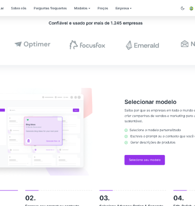Sistema Saas - Gerador De Conteúdo Com Ia 3