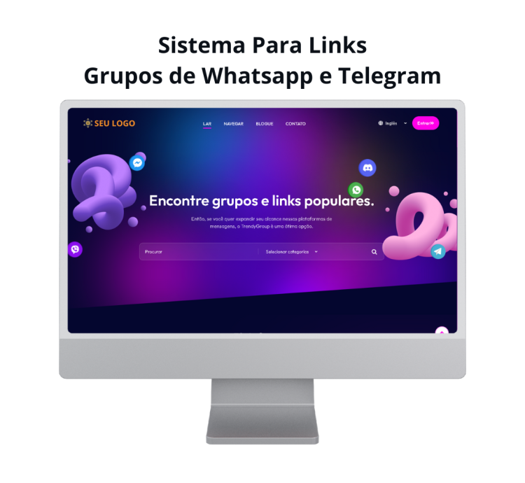 Sistema Para Links Grupos De Whatsapp E Telegram