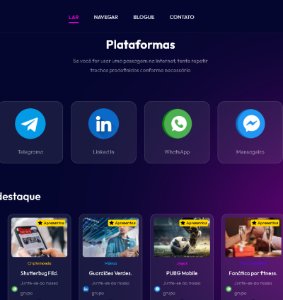 Sistema Para Links Grupos De Whatsapp E Telegram 3