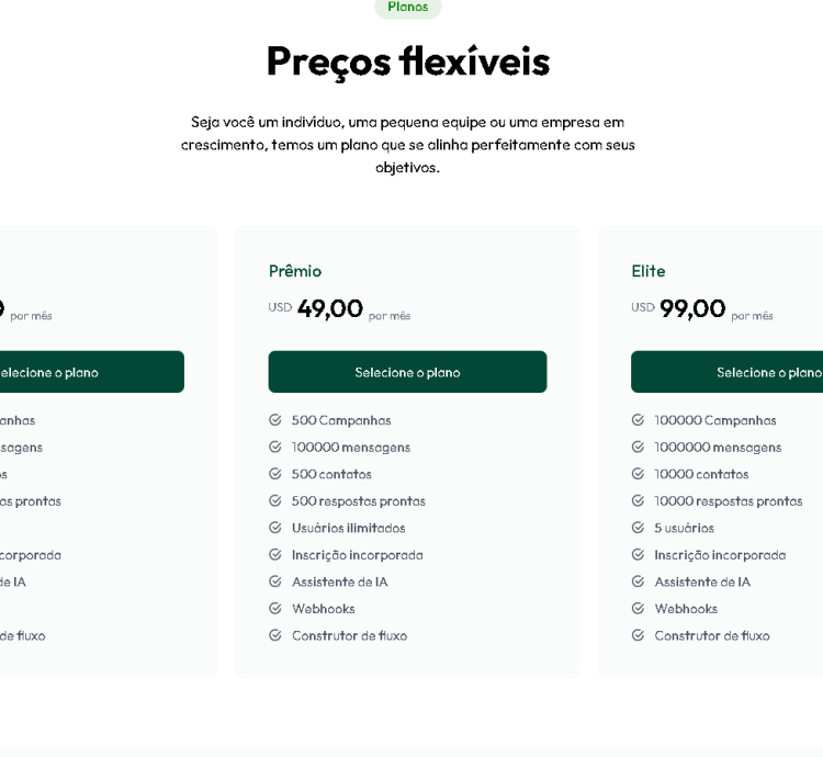 Plataforma Para Marketing Whatsapp Saas Com Chatbots