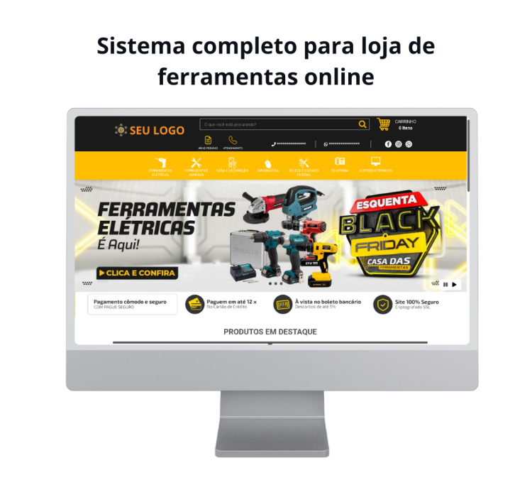 Sistema Completo Para Loja De Ferramentas Online