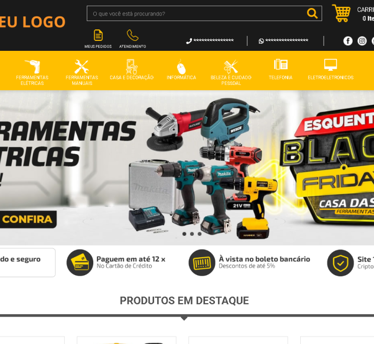 Sistema Completo Para Loja De Ferramentas Online