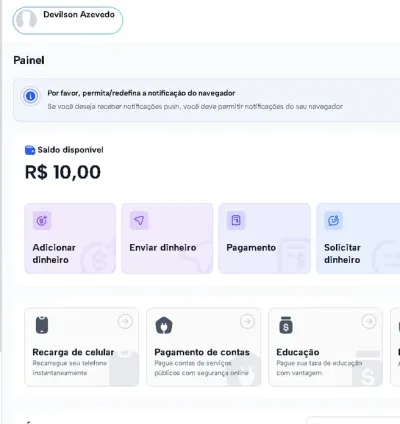 Sistema Para Serviços Financeiros 8