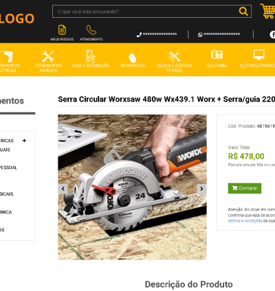 Sistema Completo Para Loja De Ferramentas Online