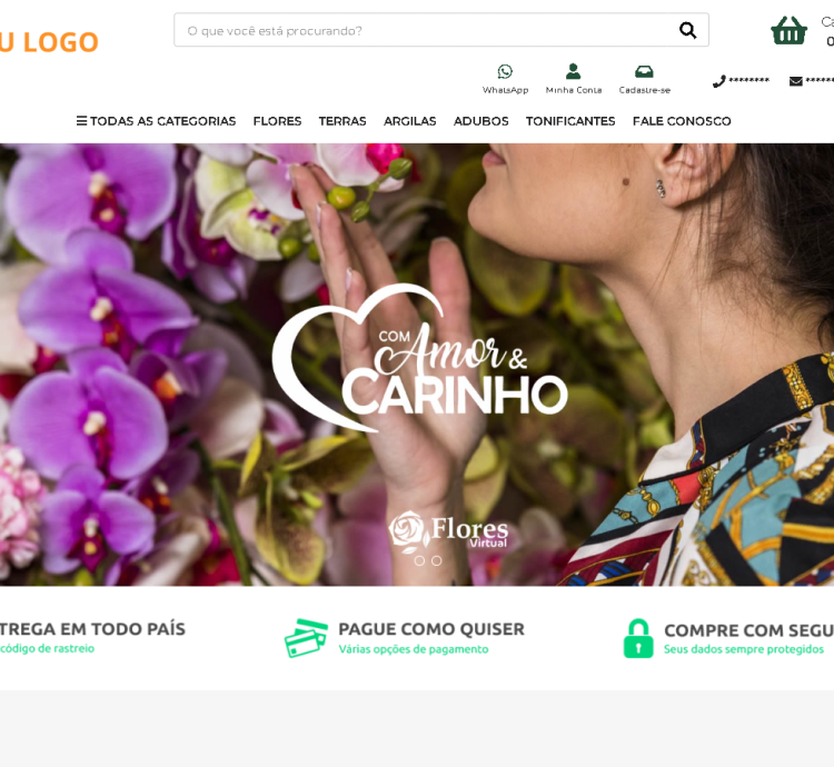 Sistema Site Para Floricultura