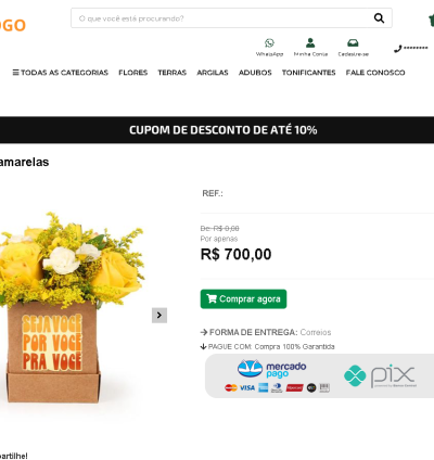 Sistema Site Para Floricultura 10