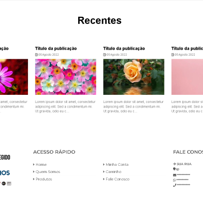 Sistema Site Para Floricultura 9