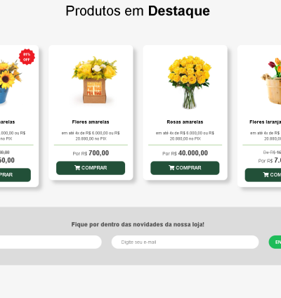 Sistema Site Para Floricultura 8