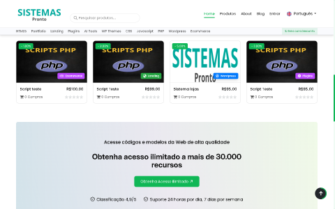 Script Completo Marketplace para Scripts e Códigos 9